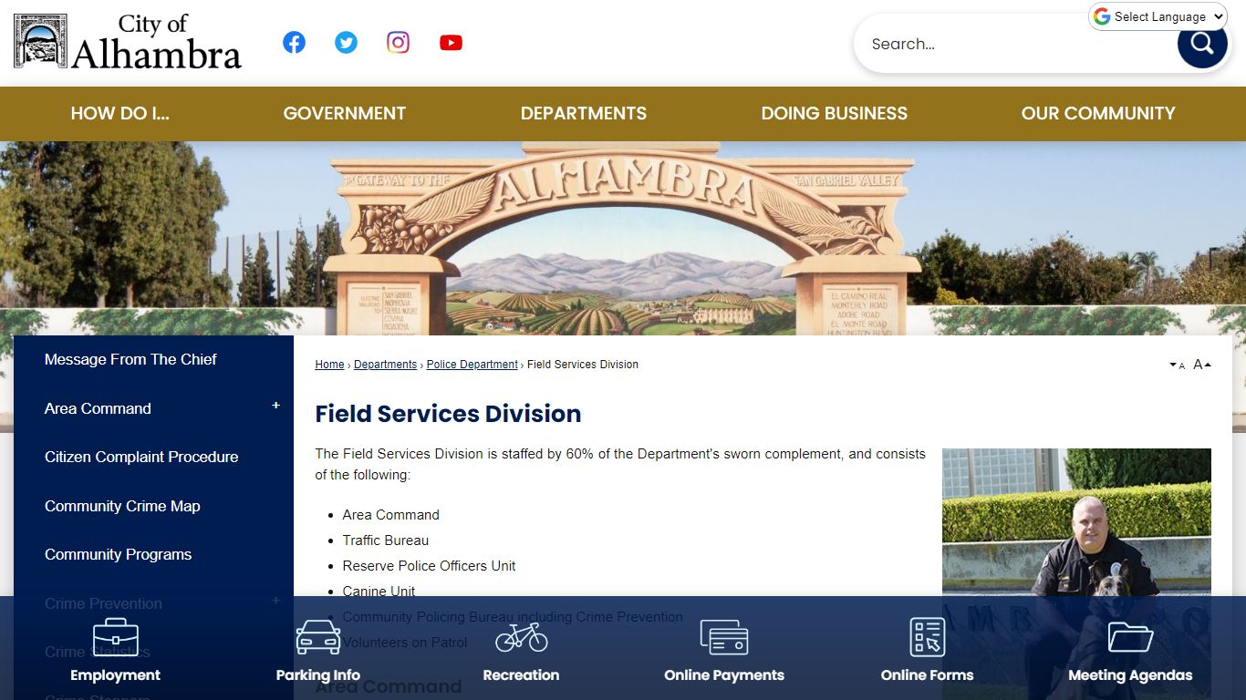 Field Services Division | Alhambra, CA